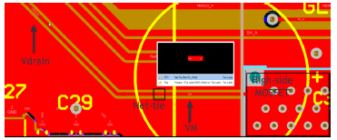 图6-14 Net Tie 高端MOSFET的漏级